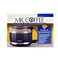 Mr. Coffee Decanter 10 To 12 Cups Black Carafe: PD13