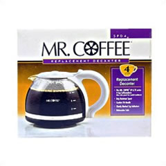 Mr. Coffee Decanter 4 Cups Black Carafe: SPD4