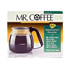Mr. Coffee Decanter 10 To 12 Cups Black Carafe: URD13