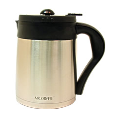 Mr. Coffee Decanter 8 Cups Thermal Black And Steel: ADT83