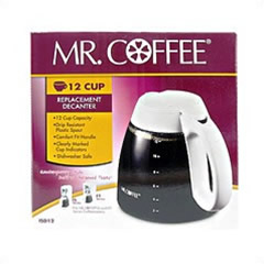 Mr. Coffee Decanter 10 To 12 Cups White Carafe: ISD12