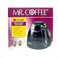 Mr. Coffee Decanter 12 Cups Black Carafe: ISD13
