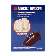Black And Decker HVF20 Filters