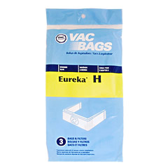 Made to Fit Style H Vacuum Bags For Canister Eureka Vacuum Cleaner 3Pk