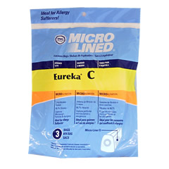 Eureka Style C Genuine Vacuum Bag For Eureka Canister Vacuum 3Pk:54310