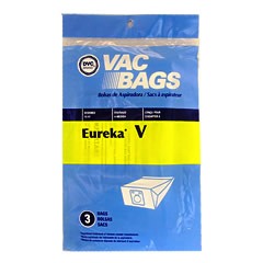 Made to Fit Style V Vacuum Bags For Canister Eureka Vacuum Cleaner 3Pk