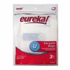 Eureka Style U Genuine Vacuum Bags For Eureka Upright Vacuum 3Pk:54310