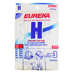Eureka Style H Genuine Vacuum Bag For Eureka Canister Vacuum 3Pk:52323