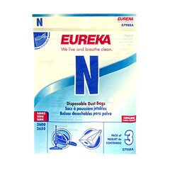 Eureka Style N Genuine Vacuum Bag For Eureka Canister Vacuum 3Pk:57988
