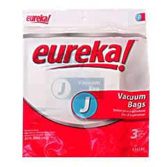 Eureka Style J Genuine Vacuum Bag For Eureka Upright Vacuum 3Pk: 61515
