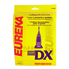 Eureka Style DX Genuine Vacuum Bag For Eureka Upr. Vacuum 9Pk: 61525-3