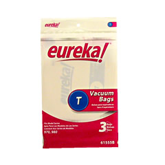 Eureka Style T Genuine Vacuum Bag For Eureka Can. Vacuum 9Pk:61525-3