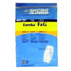 Made To Fit Type F and G Micro Filtration Vacuum Bag For Eureka 10Pk