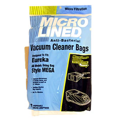 Made To Fit Type Mega Bags Micro Filtration Vacuum Bags For Eureka 3Pk