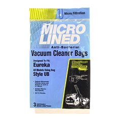 Made To Fit Type UB Micro Filtration Vacuum Bag For Eureka Vacuum 9Pk