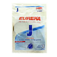 Eureka Type J Genuine Vacuum Belts For 2270 Series Uprights 2Pk: 61520