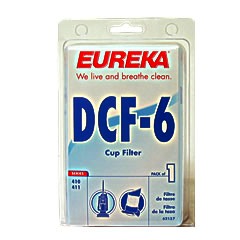 Eureka DCF-6 Dust Cup Filter For Eureka Mini Whirlwind Vacuum: 62137