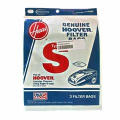Hoover Type S Genuine Vacuum Bags For Hoover Vacuum 3Pk: 4010064S