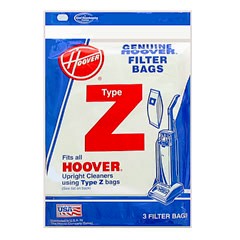 Hoover Type Z Genuine Vacuum Bags For Hoover Vacuum 3Pk: 4010075Z