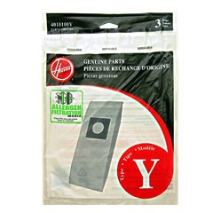 Hoover Type Y Genuine Allergen Vacuum Bags For Hoover 3Pk: 4010100Y