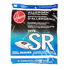 Hoover Type SR Genuine Allergen Vacuum Bags For Hoover 3Pk: 401011SR
