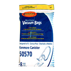 Made To fit Style I, 20-50570 Kenmore Vacuum Bags