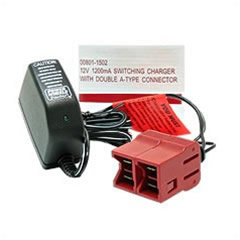 12 volt battery and charger for power wheels