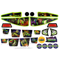 Power Wheels CDY12 Teenage Mutant Ninja Turtles Decal Sheet #CDY12-0310