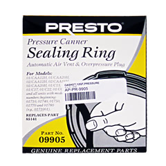 Sealing Ring Genuine Presto For Pressure Cooker: 09905