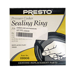 Sealing Ring Genuine Presto For Pressure Cooker:09906 Replaces 33020