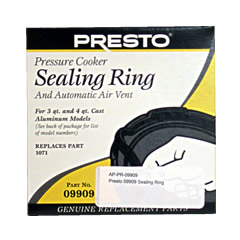 Sealing Ring Genuine Presto For Pressure Cooker: 09909 Replaces 1071
