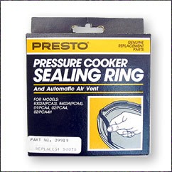 Sealing Ring Genuine Presto For Pressure Cooker: 09919 Replaces 50078