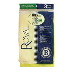 Royal Type B HEPA Vacuum Cleaner Bags 3Pk: 3871075001