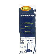 Made To fit Type Q Royal Vacuum Bags 7Pk
