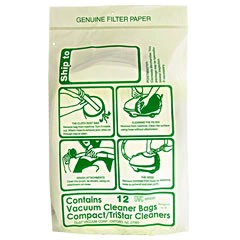 Made To fit Vacuum Bags for Tri Star Canister Vacuum Cleaner 12Pk