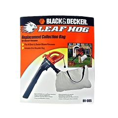 Zipper Leaf Blower Bag For Black And Decker BV-005 LH4500 Yard Vacuum Leaf  Hog