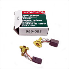 Carbon Brushes Genuine Hitachi 1 Pair: 999-058