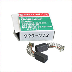 Carbon Brushes Genuine Hitachi 1 Pair: 999-072