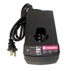 Metabo C60 7.2 Volt To 18 Volt Fast Charger: 631862000