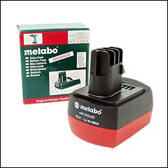 Metabo 12V 1.4Ah Battery: 625473000