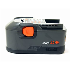 Ridgid 18V 2.5AH MAX Battery 130254007
