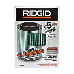 ridgid vf6000 filter