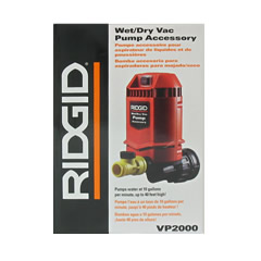 Ridgid VP2000 Shop Vac Pump Assembly